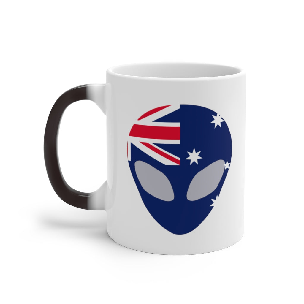 Australia Alien Color Changing Mug
