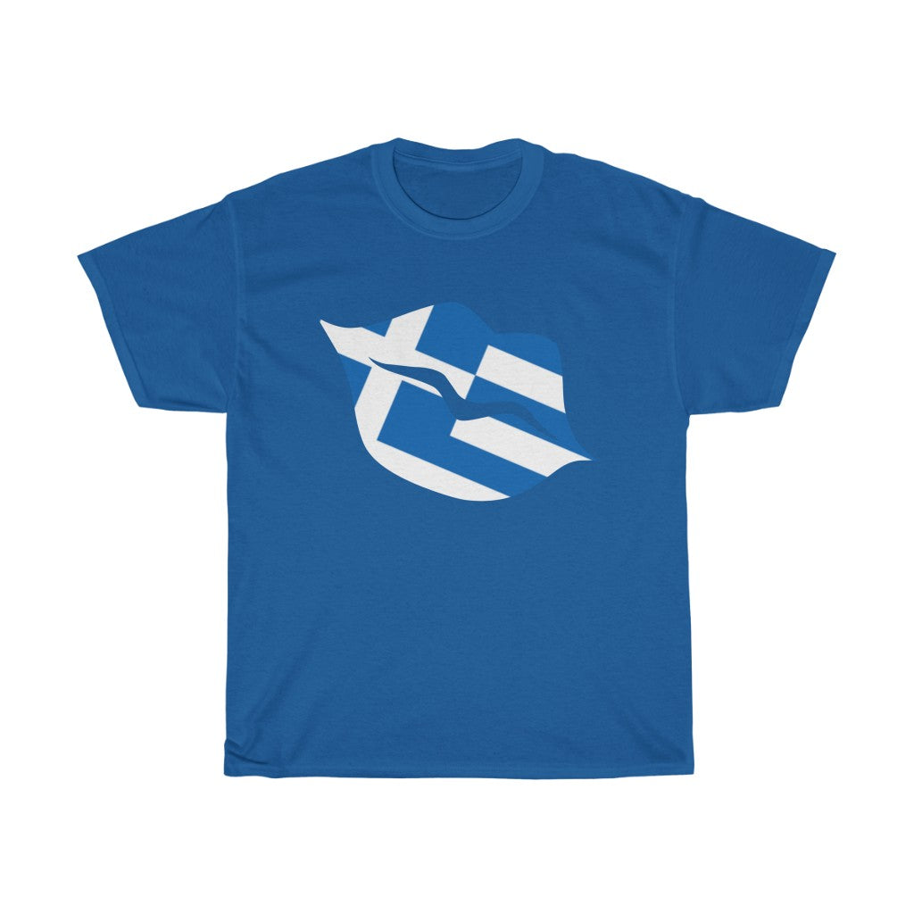 Greece Lips Flag Standard Tee - Unisex
