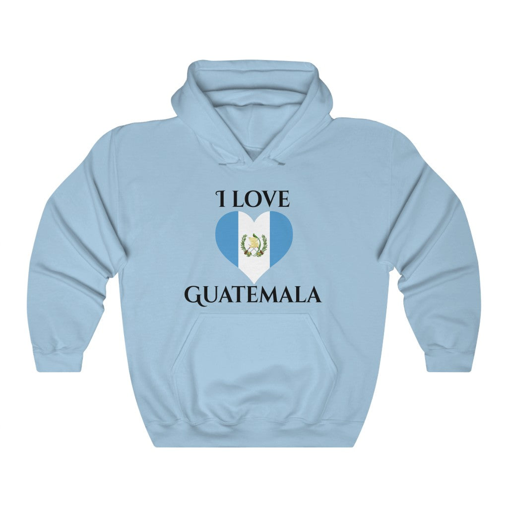Guatemala Heart Flag Hoodie Sweatshirt 1 - Unisex
