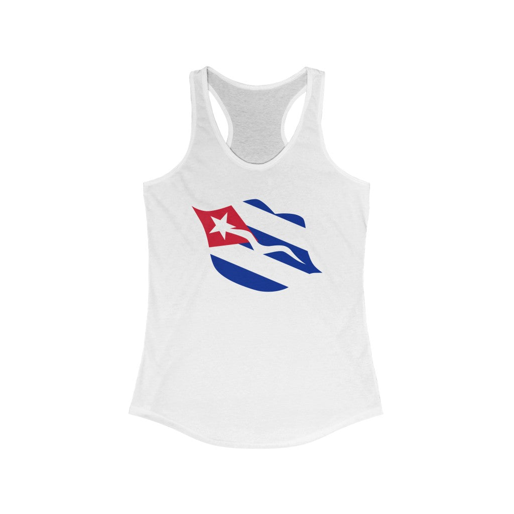 Cuba Lips Flag Tank - Women