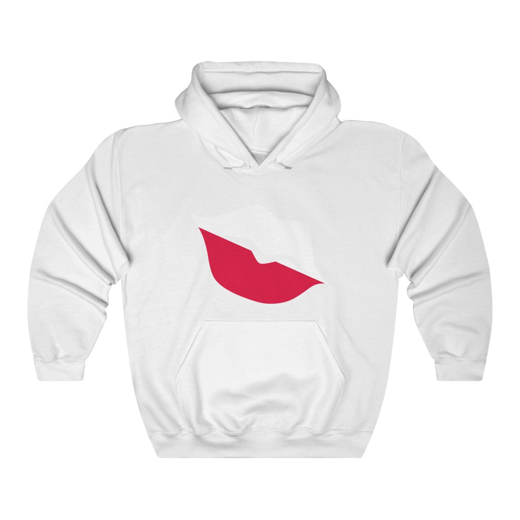Poland Lips Flag Hoodie Sweatshirt - Unisex