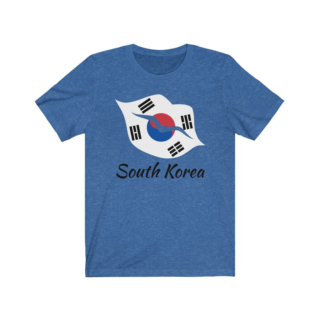 South Korea Lips Flag Premium Tee 1 - Unisex