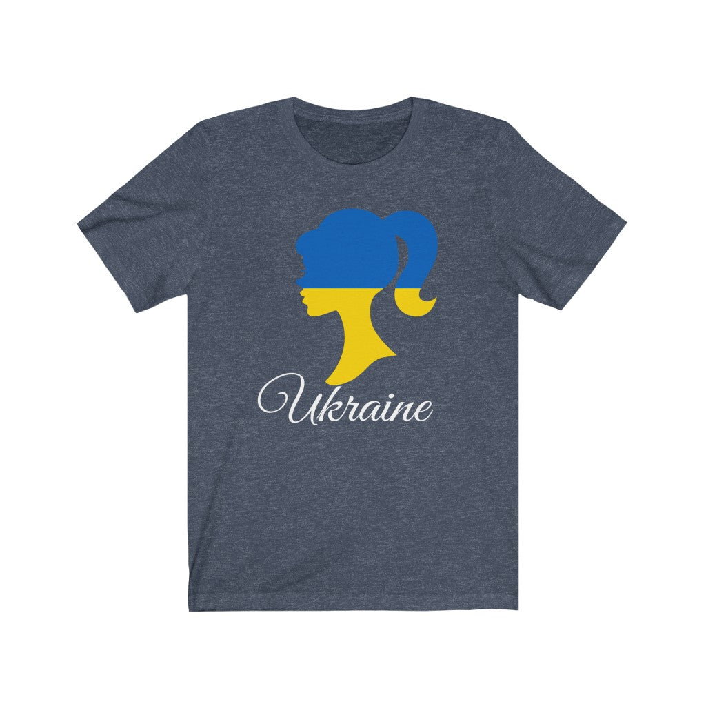 Ukraine Girl Flag Premium Tee 2 - Unisex