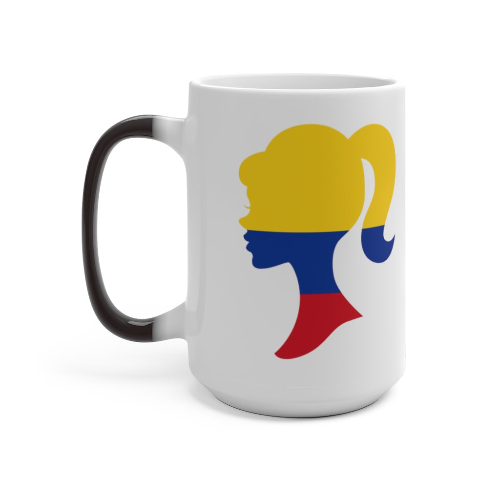 Colombia Girl Color Changing Mug