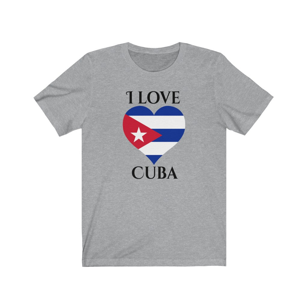 Cuba Heart Flag Premium Tee 1 - Unisex