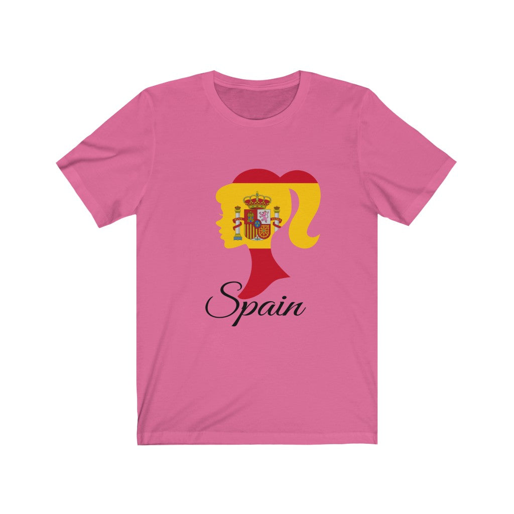 Spain Girl Flag Premium Tee 1 - Unisex