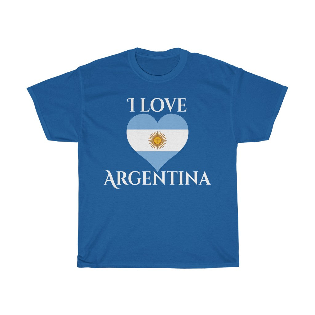 Argentina Heart Flag Standard Tee 2 - Unisex