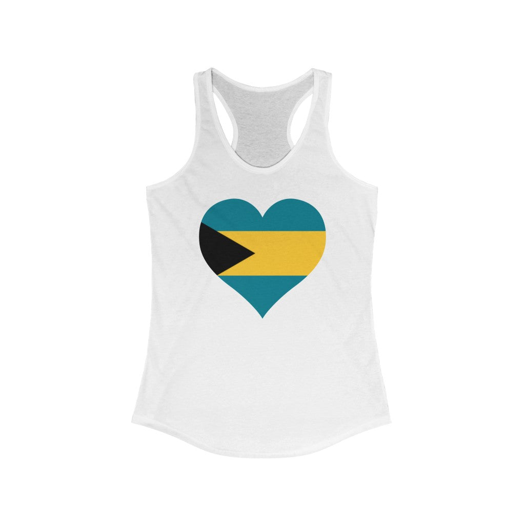 Bahamas Heart Flag Tank - Women