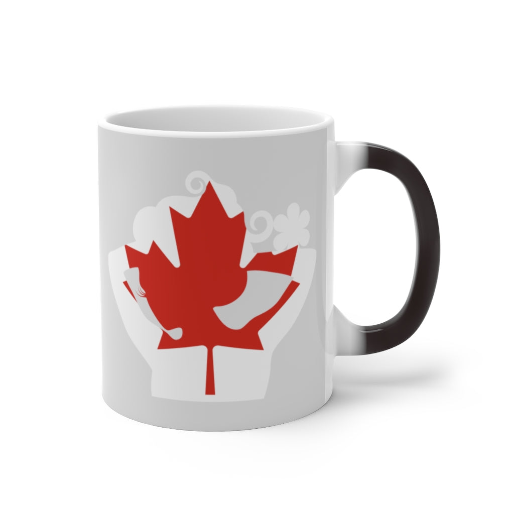 Canada Lady Color Changing Mug