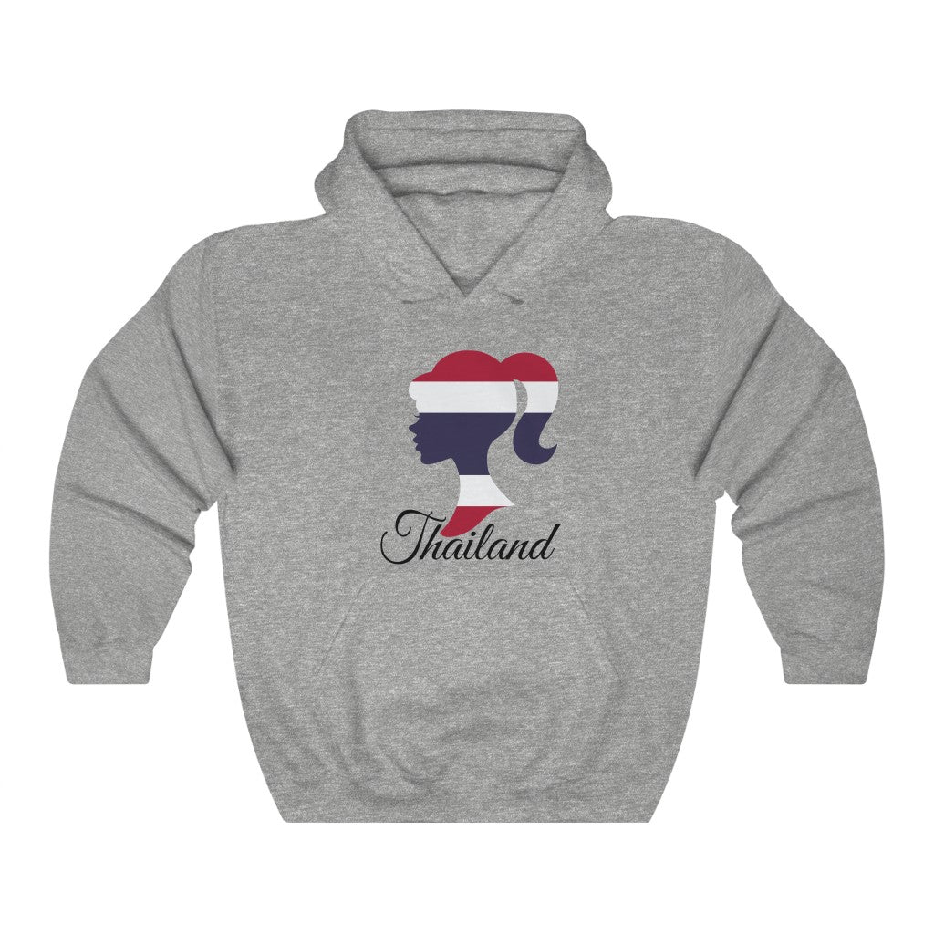 Thailand Girl Flag Hoodie Sweatshirt 1 - Unisex