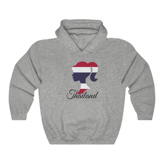 Thailand Girl Flag Hoodie Sweatshirt 1 - Unisex