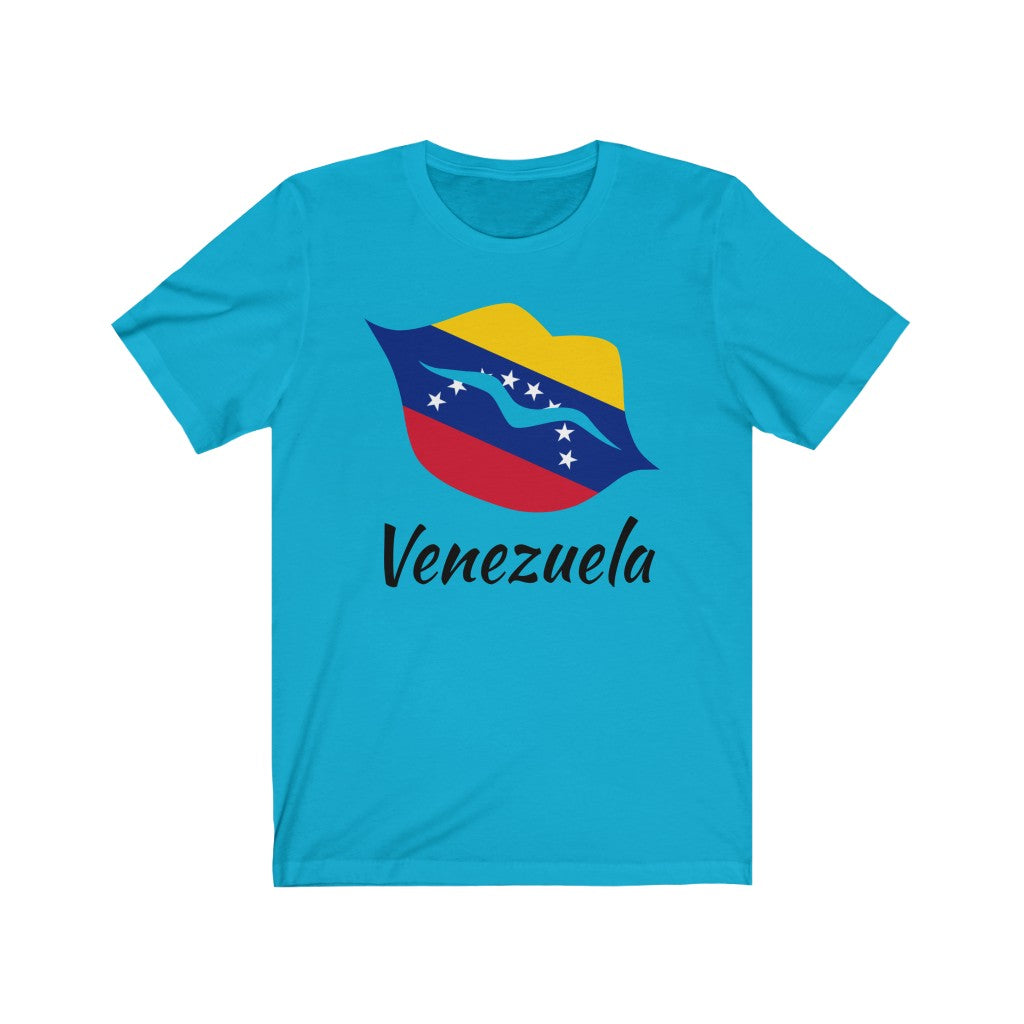 Venezuela Lips Flag Premium Tee 1 - Unisex