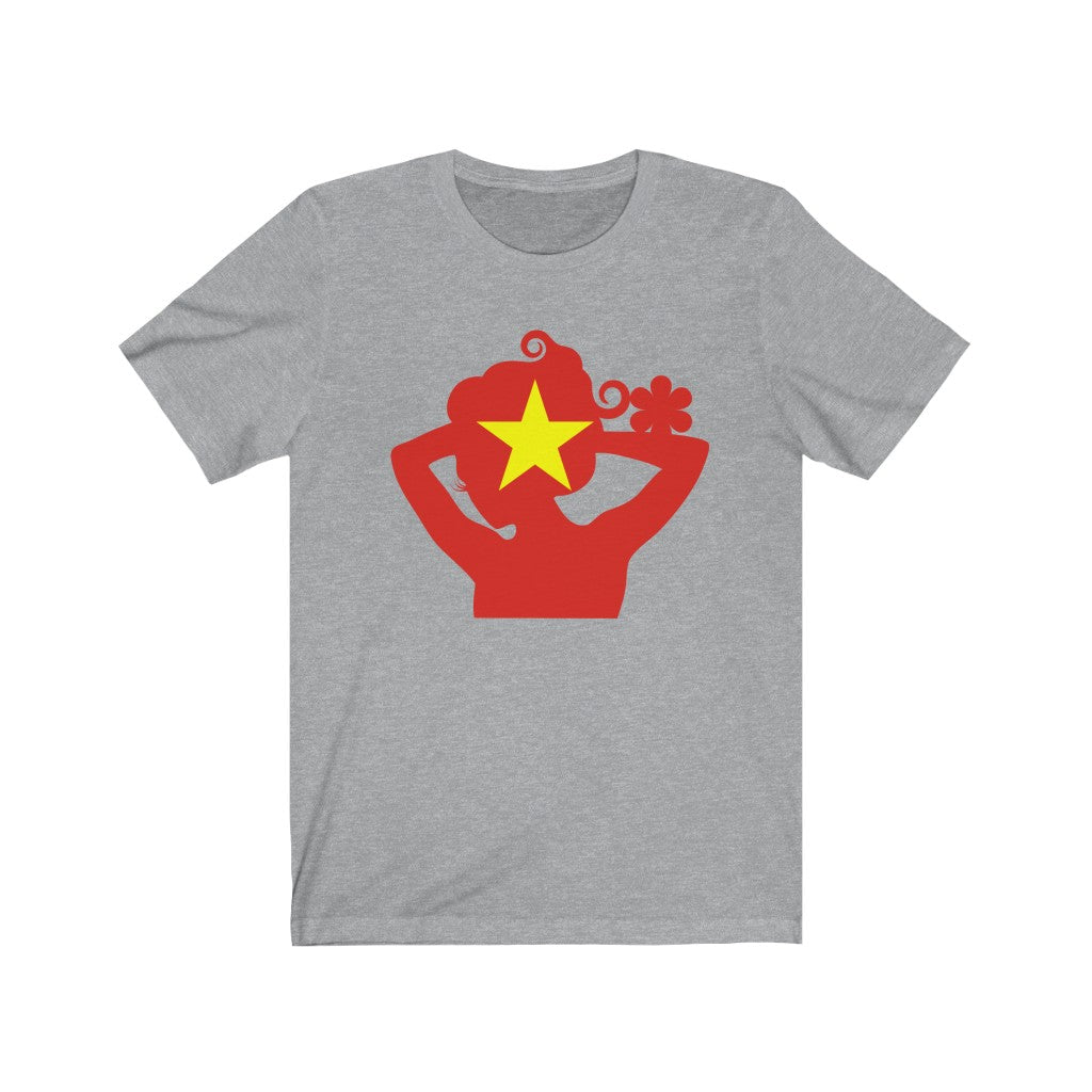 Vietnam Lady Flag Premium Tee - Unisex