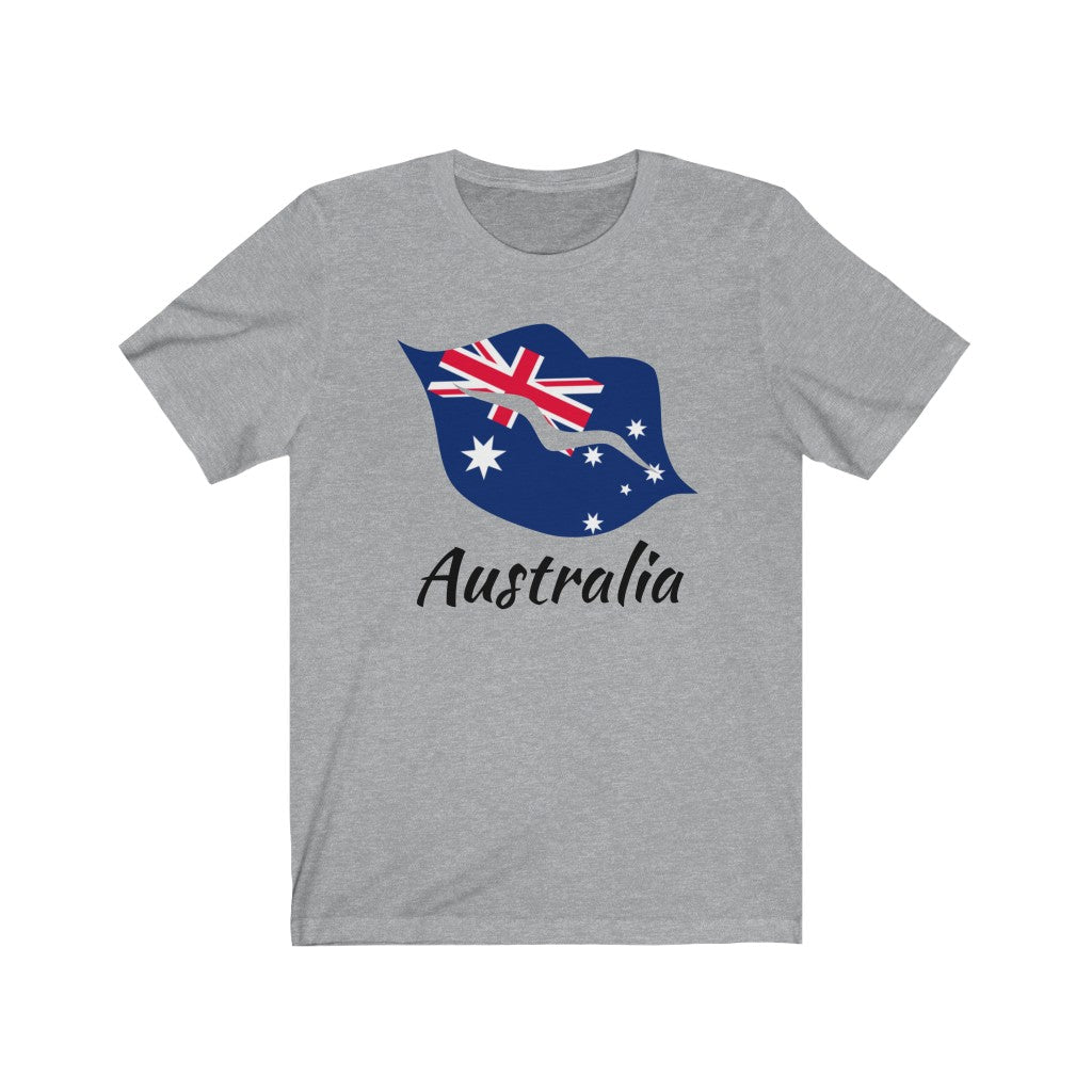 Australia Lips Flag Premium Tee 1 - Unisex