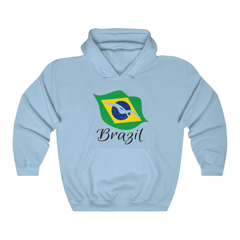 Brazil Lips Flag Hoodie Sweatshirt 1 - Unisex