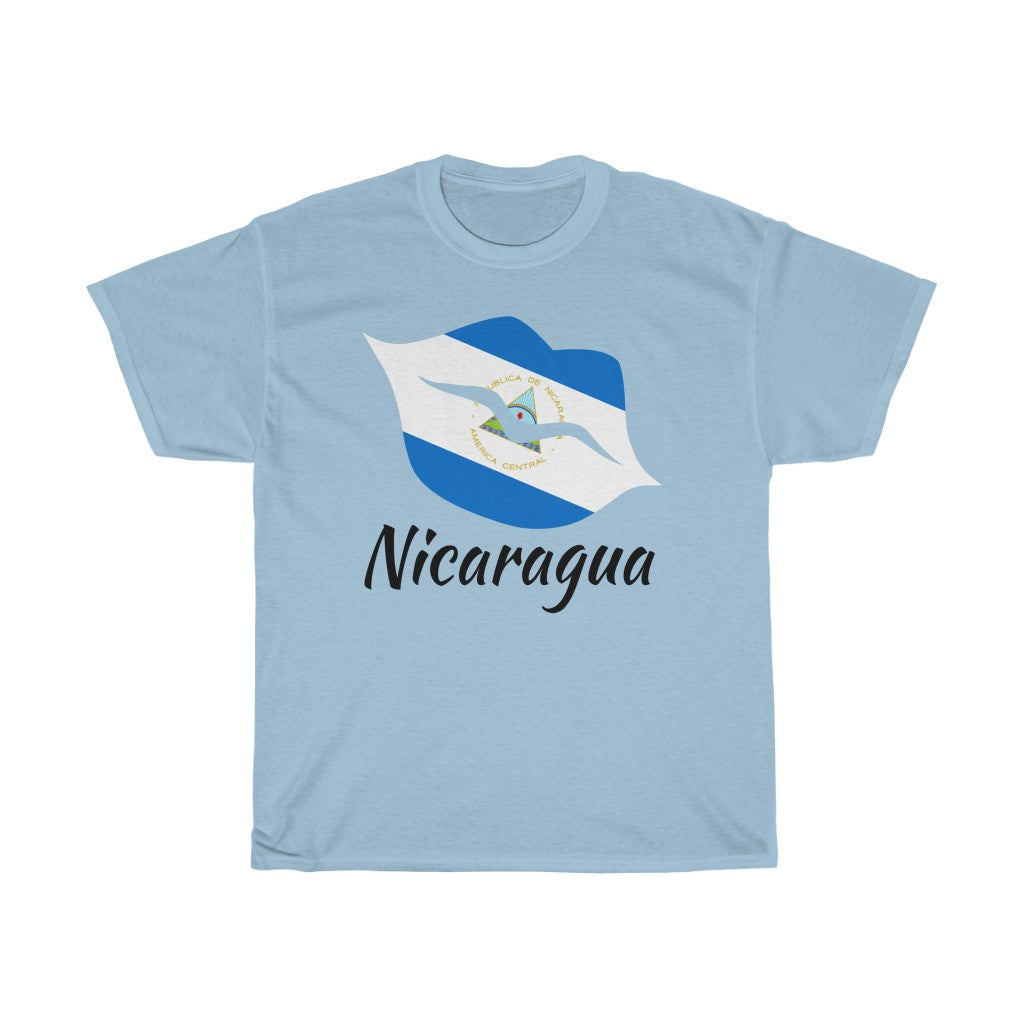 Nicaragua Lips Flag Standard Tee 1 - Unisex