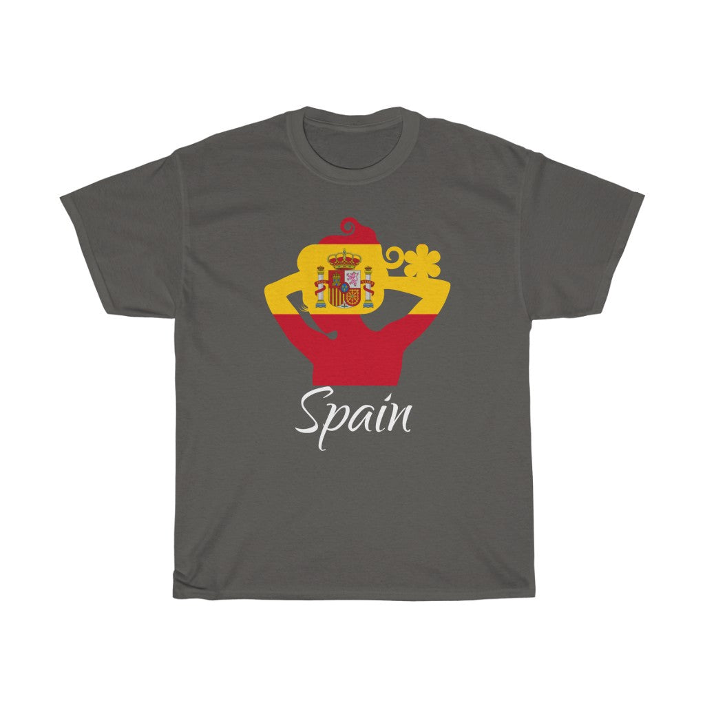 Spain Lady Flag Standard Tee 2 - Unisex