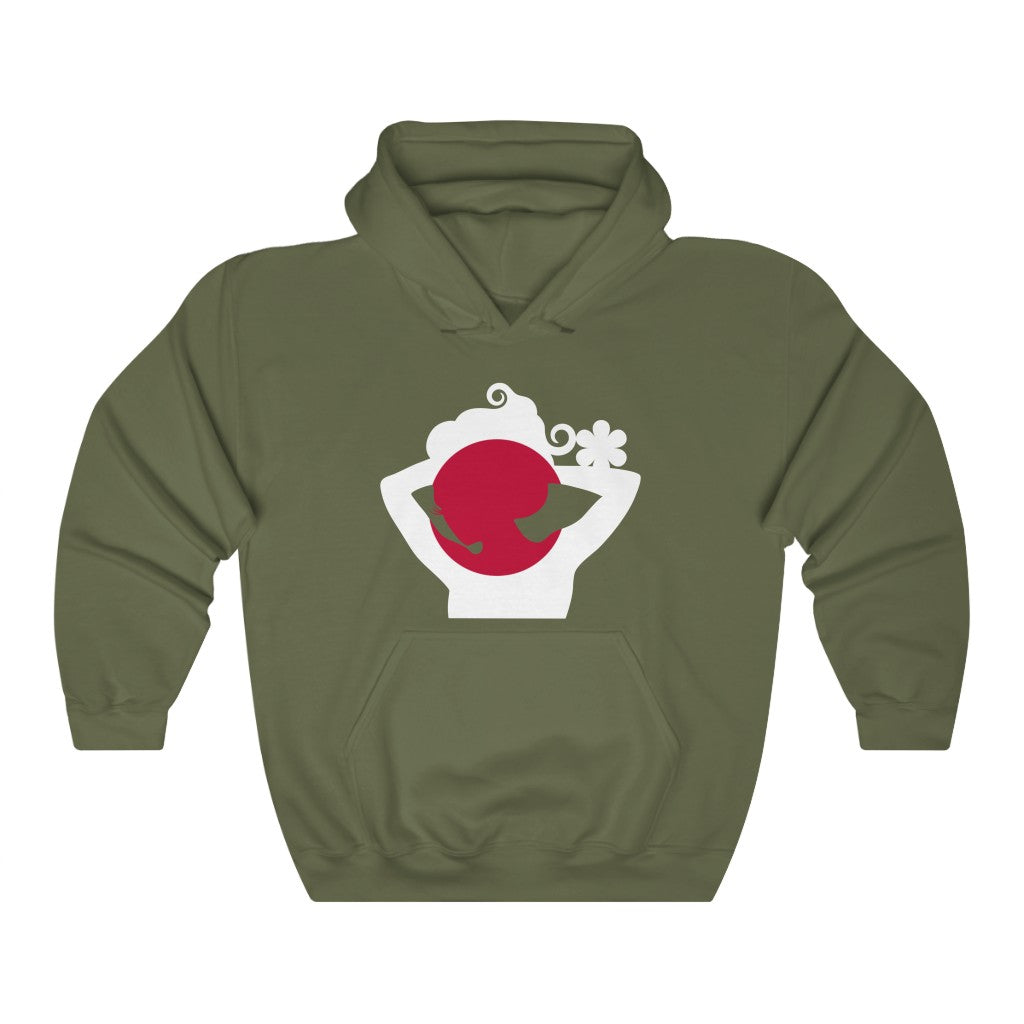 Japan Lady Flag Hoodie Sweatshirt - Unisex