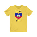Haiti Heart Flag Premium Tee 1 - Unisex