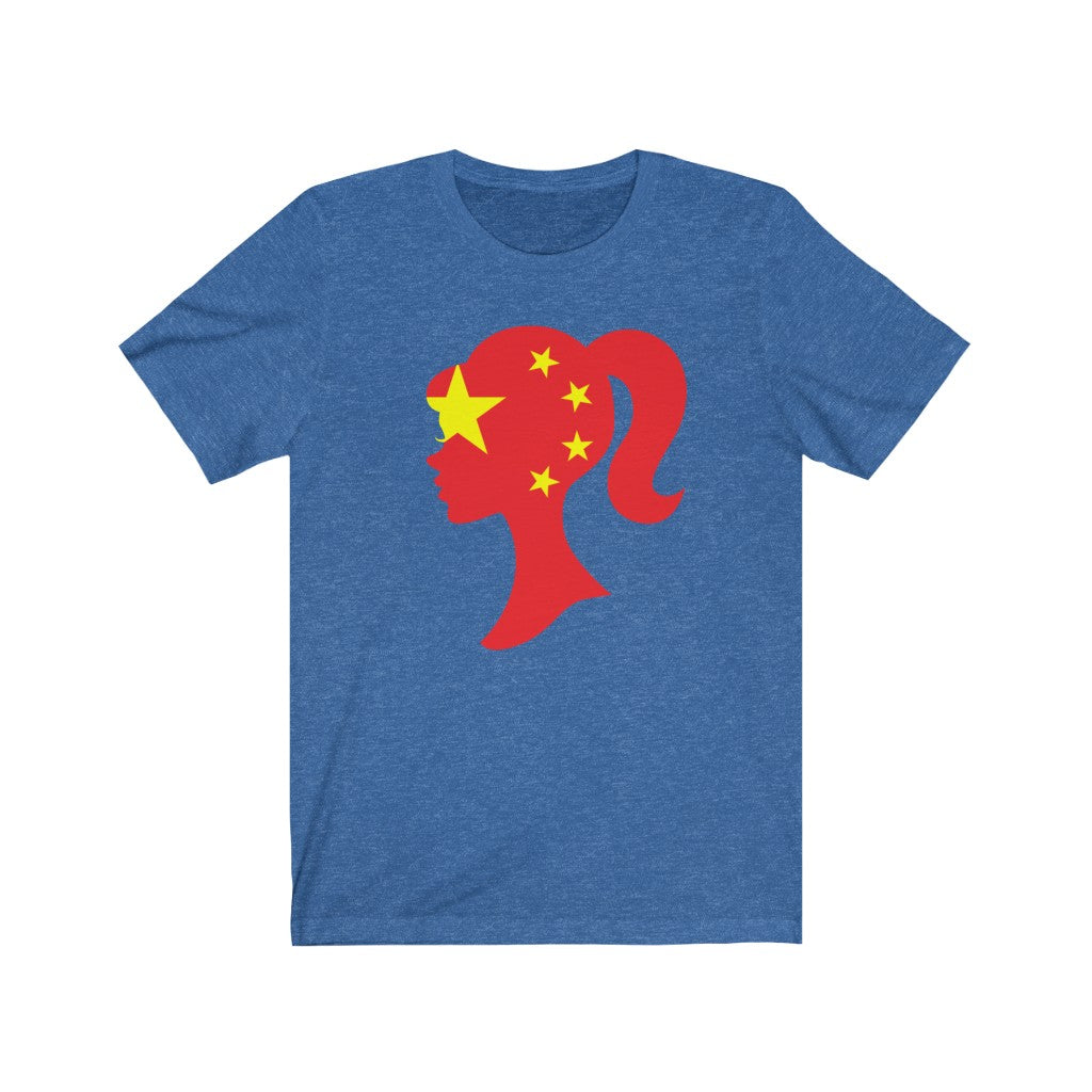 China Girl Flag Premium Tee - Unise