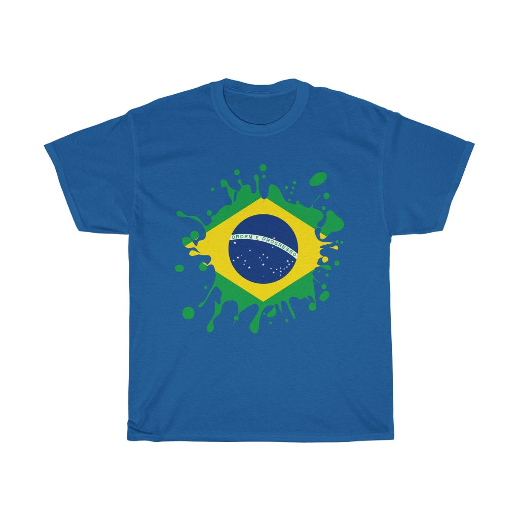 Brazil Splat Flag Standard Tee - Unisex