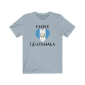 Guatemala Heart Flag Premium Tee 1 - Unisex