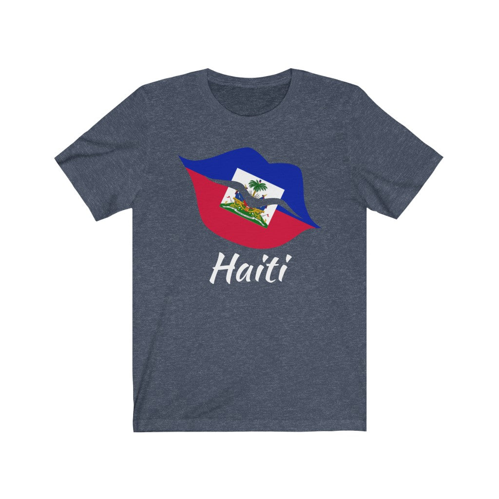 Haiti Lips Flag Premium Tee 2 - Unisex
