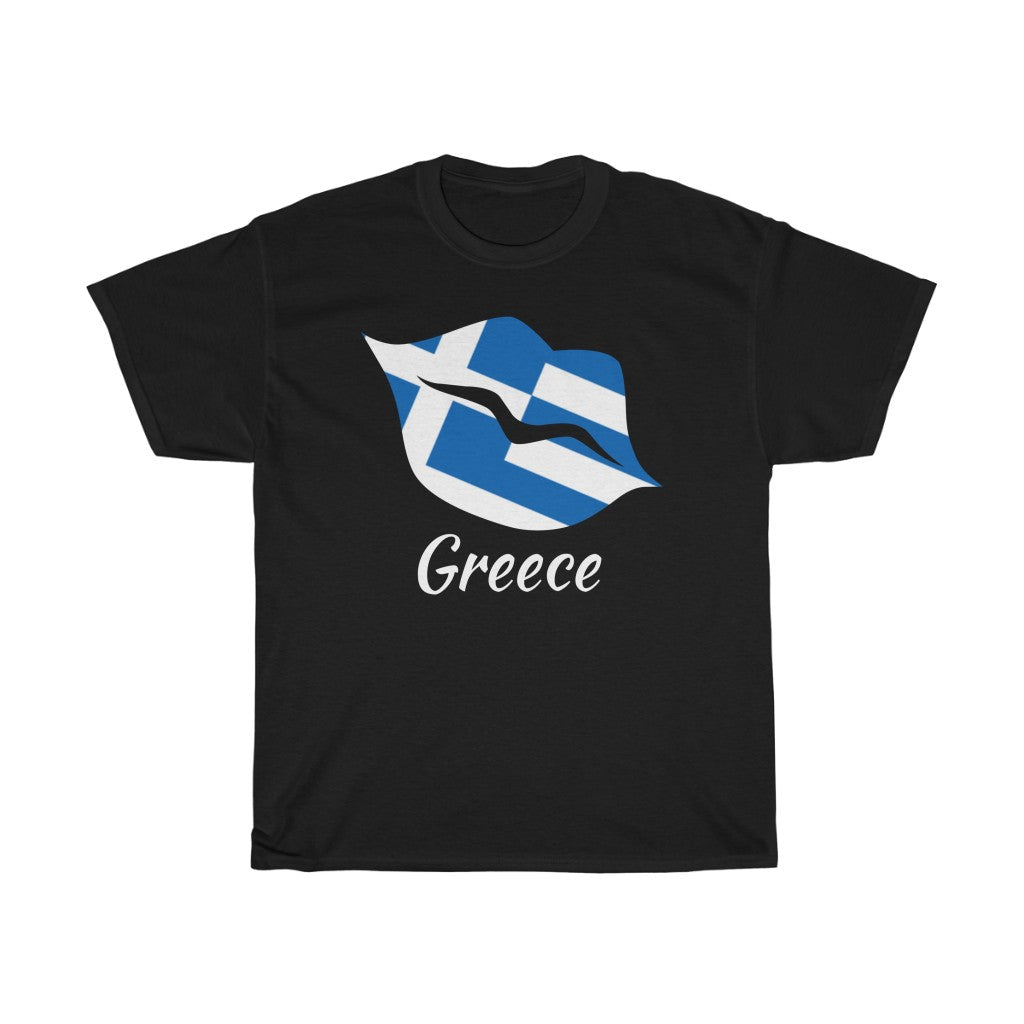 Greece Lips Flag Standard Tee 2 - Unisex