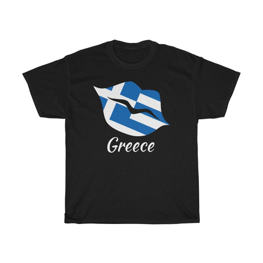 Greece Lips Flag Standard Tee 2 - Unisex