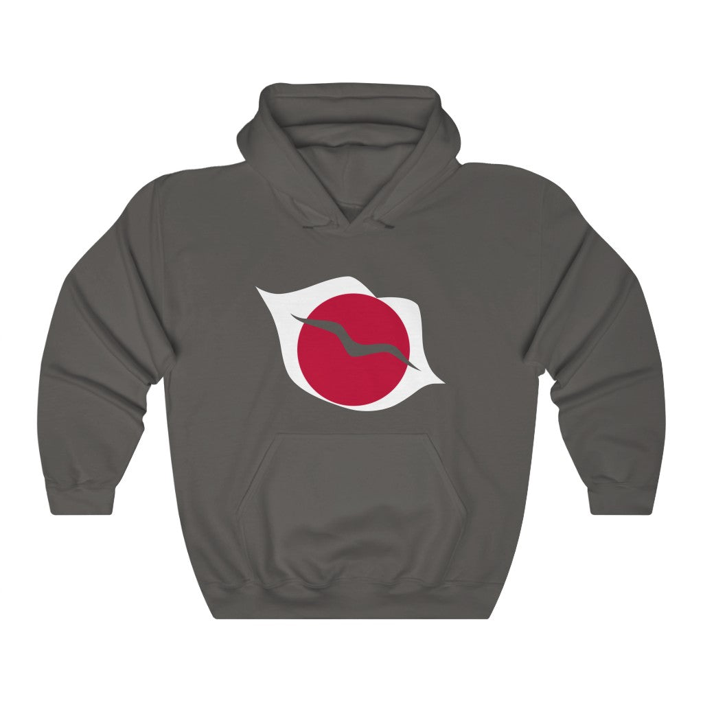 Japan Lips Flag Hoodie Sweatshirt - Unisex