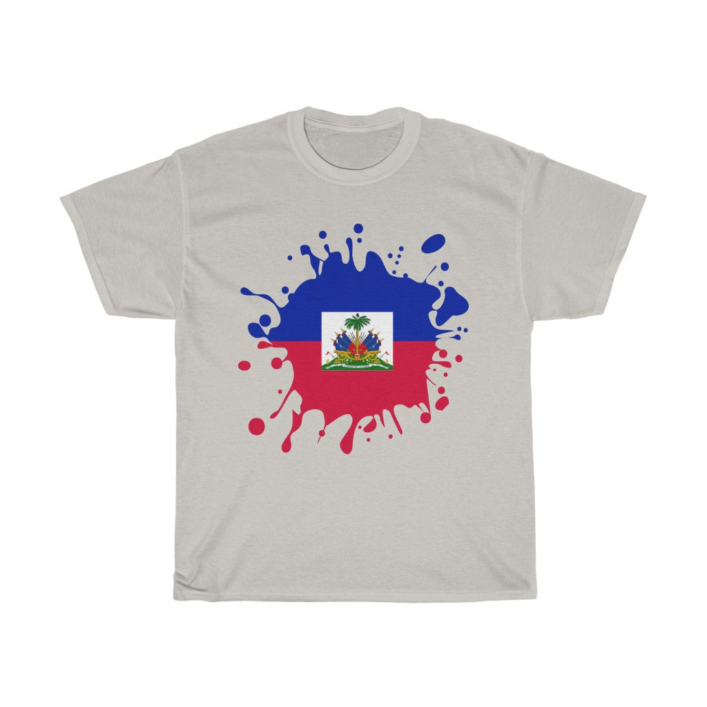 Haiti Splat Flag Standard Tee - Unisex