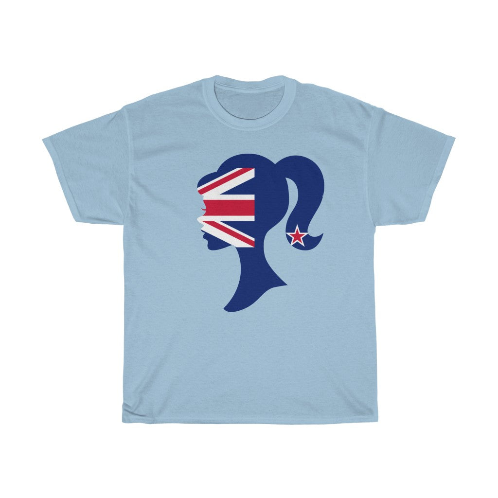 New Zealand Girl Flag Standard Tee - Unisex