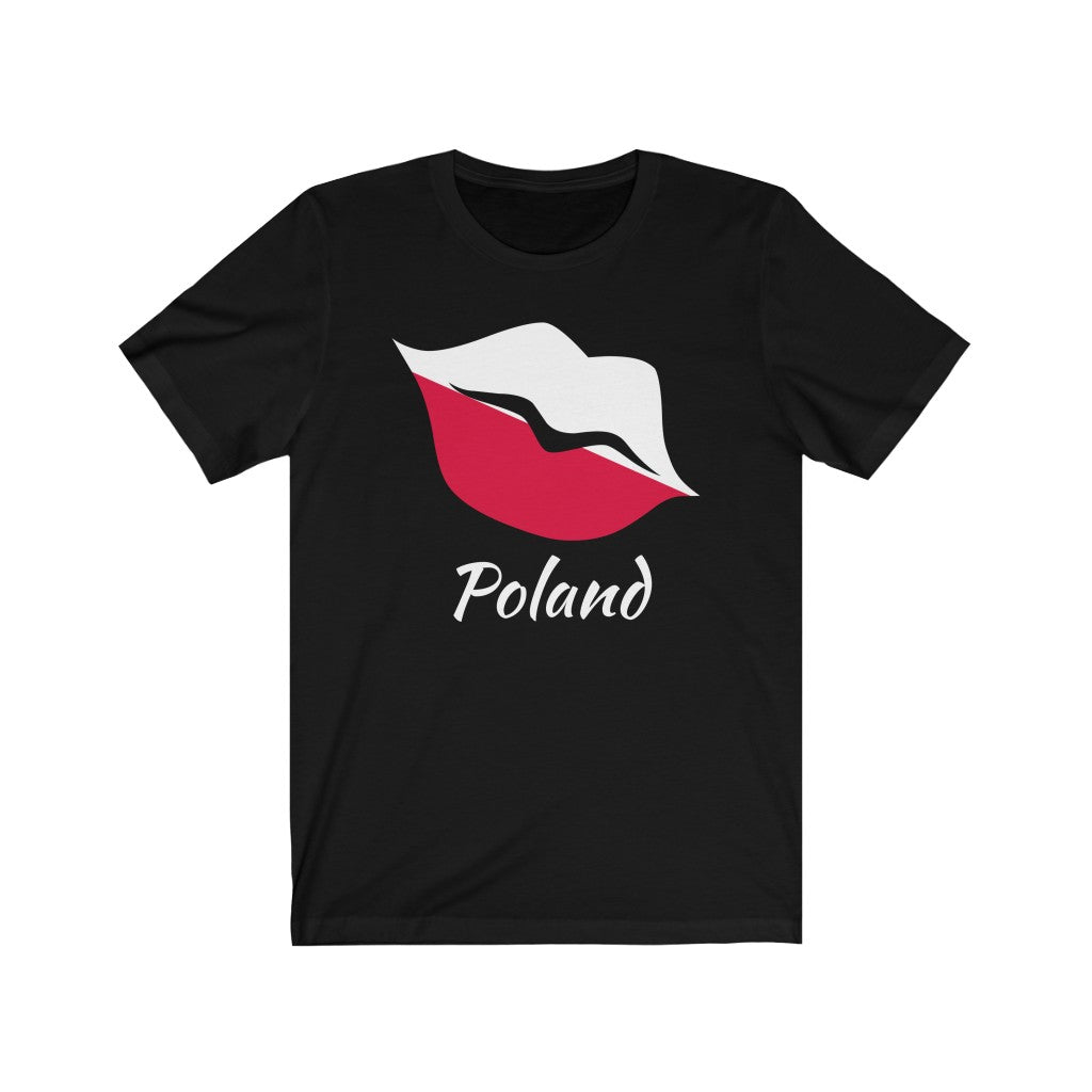 Poland Lips Flag Premium Tee 2 - Unisex