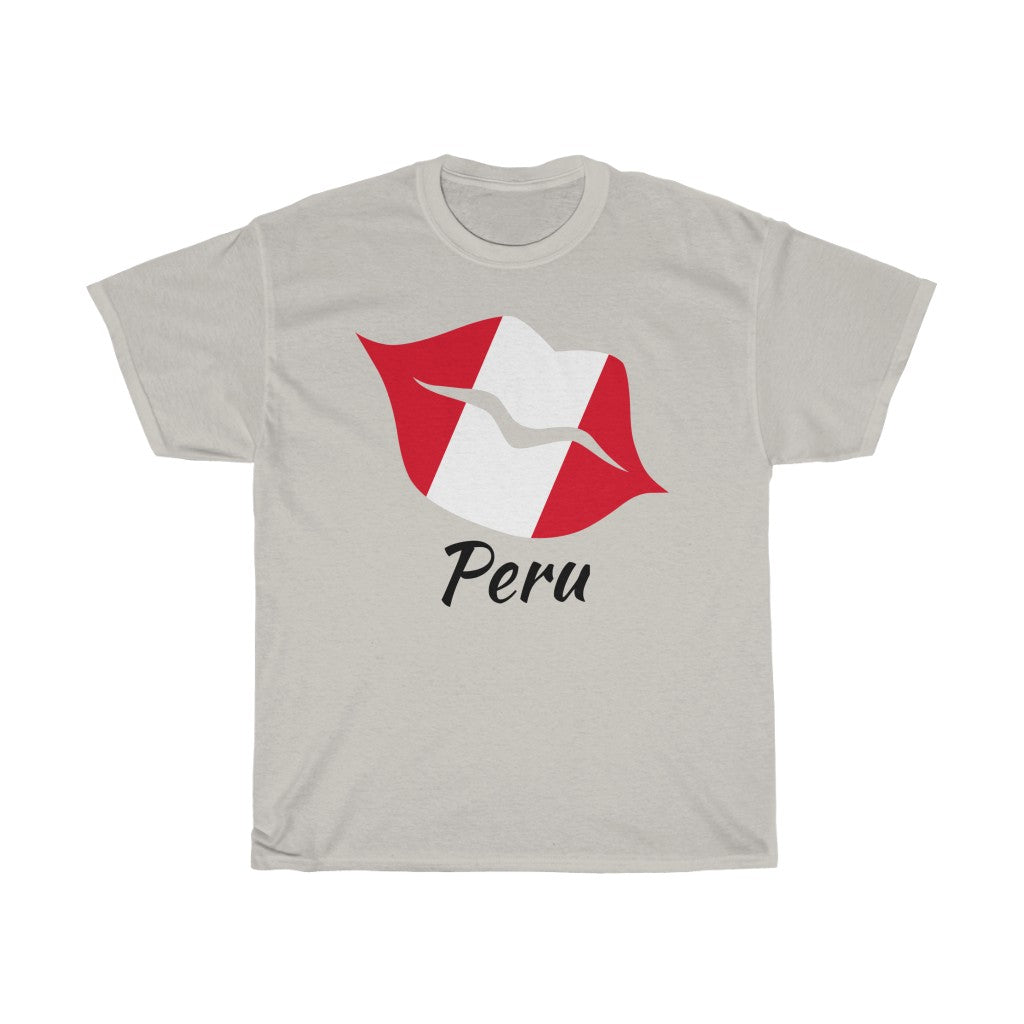 Peru Lips Flag Standard Tee 1 - Unisex
