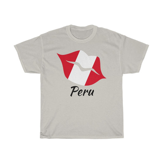 Peru Lips Flag Standard Tee 1 - Unisex