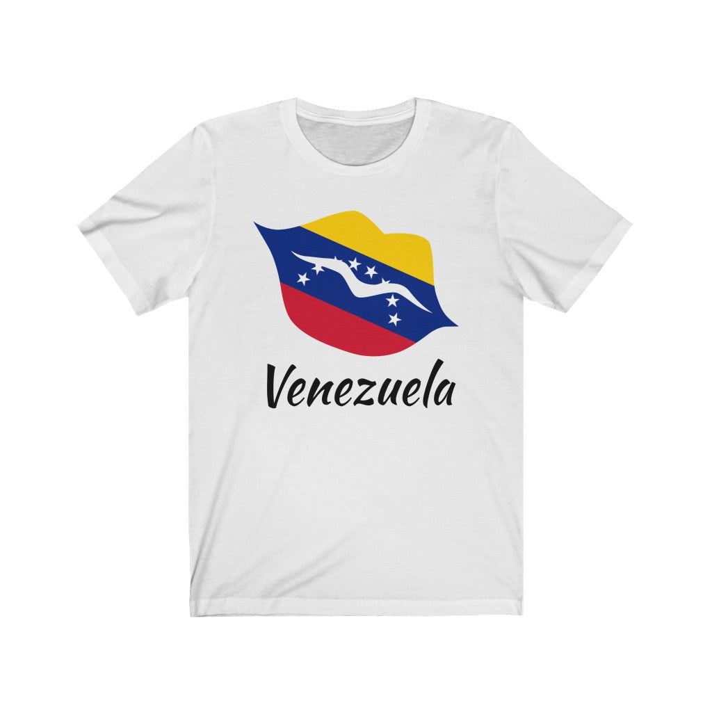 Venezuela Lips Flag Premium Tee 1 - Unisex