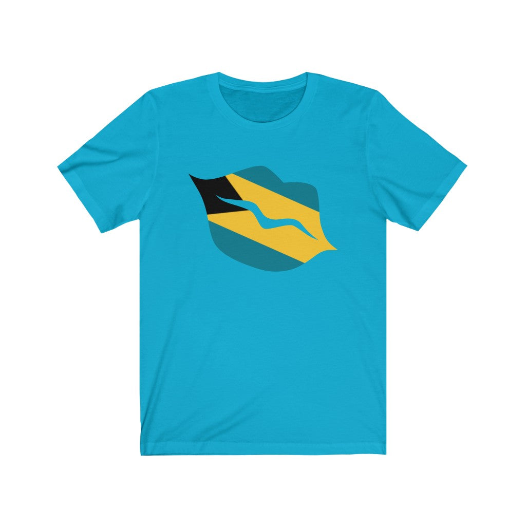 Bahamas Lips Flag Premium Tee - Unisex