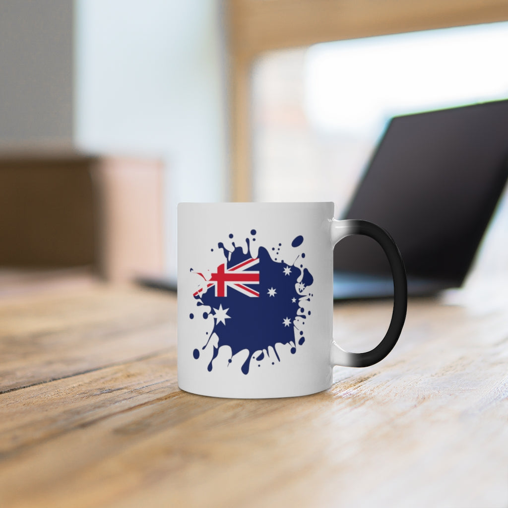 Australia Splat Color Changing Mug