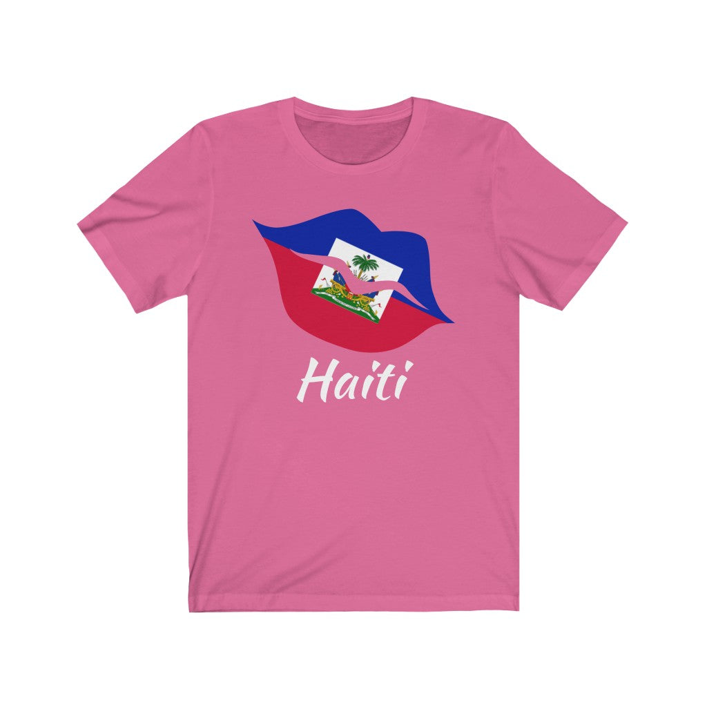 Haiti Lips Flag Premium Tee 2 - Unisex
