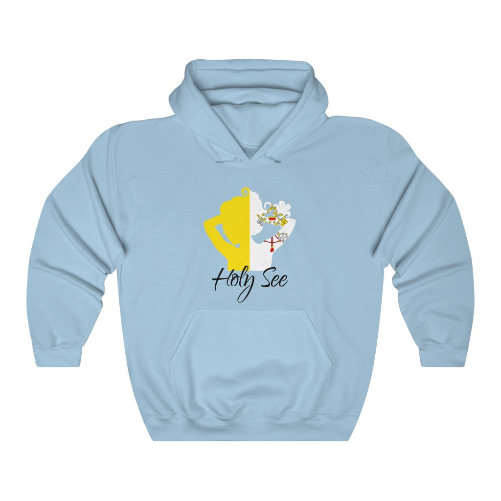 Holy See Lady Flag Hoodie Sweatshirt 1 - Unisex