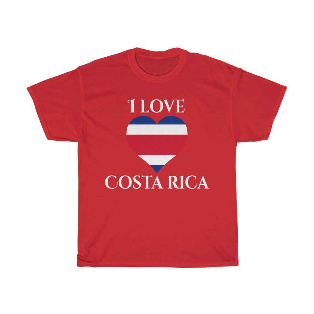 Costa Rica Heart Flag Standard Tee 2 - Unisex