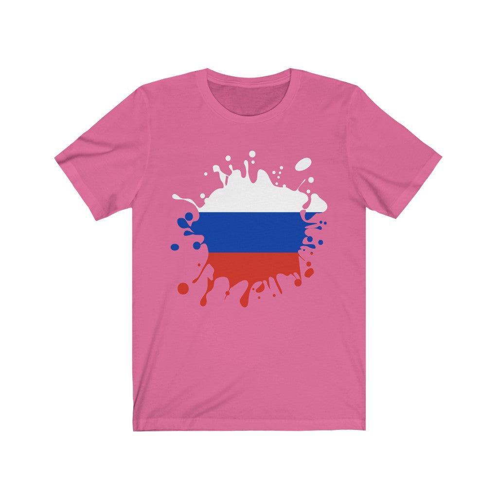 Russia Splat Flag Premium Tee - Unisex