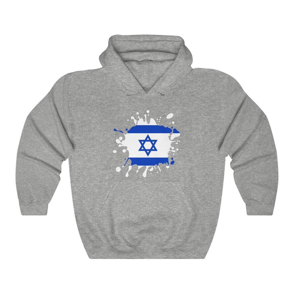 Israel Splat Flag Hoodie Sweatshirt - Unisex