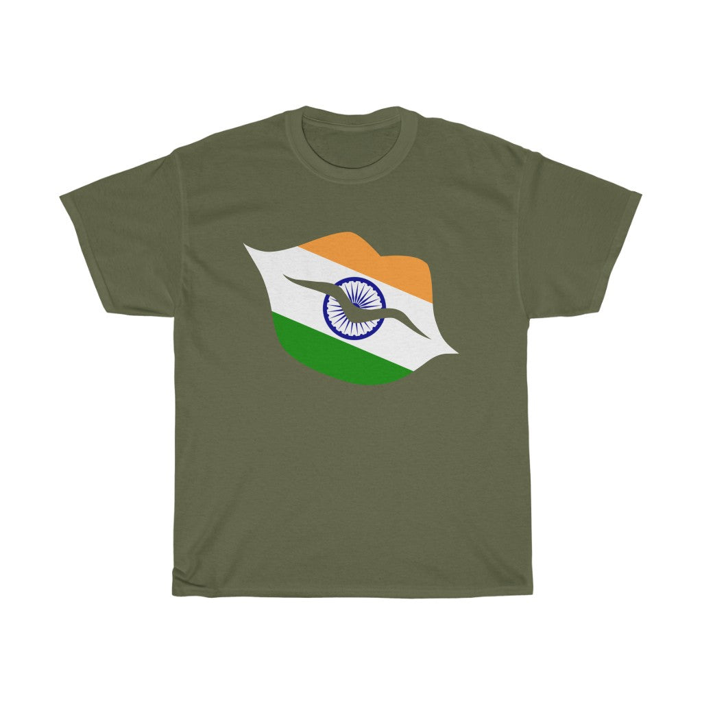 India Lips Flag Standard Tee - Unisex