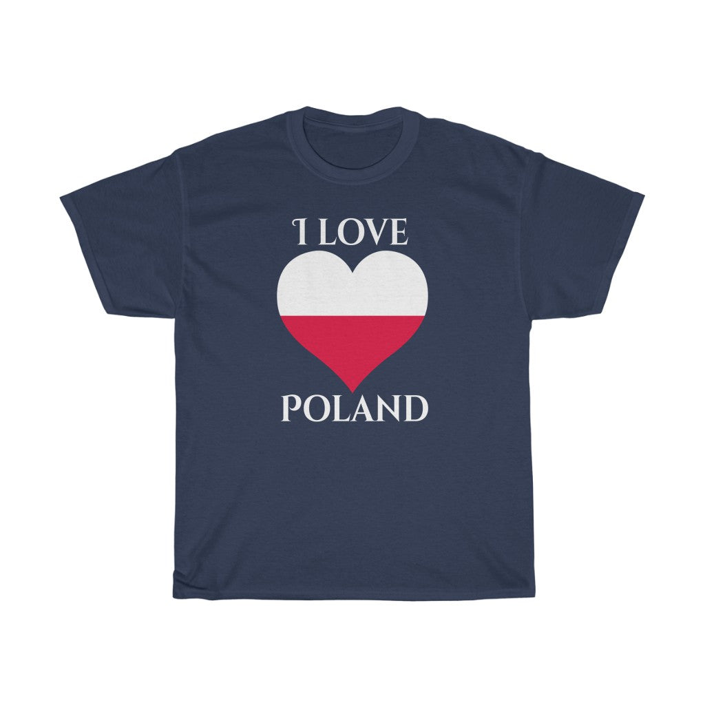 Poland Heart Flag Standard Tee 2 - Unisex
