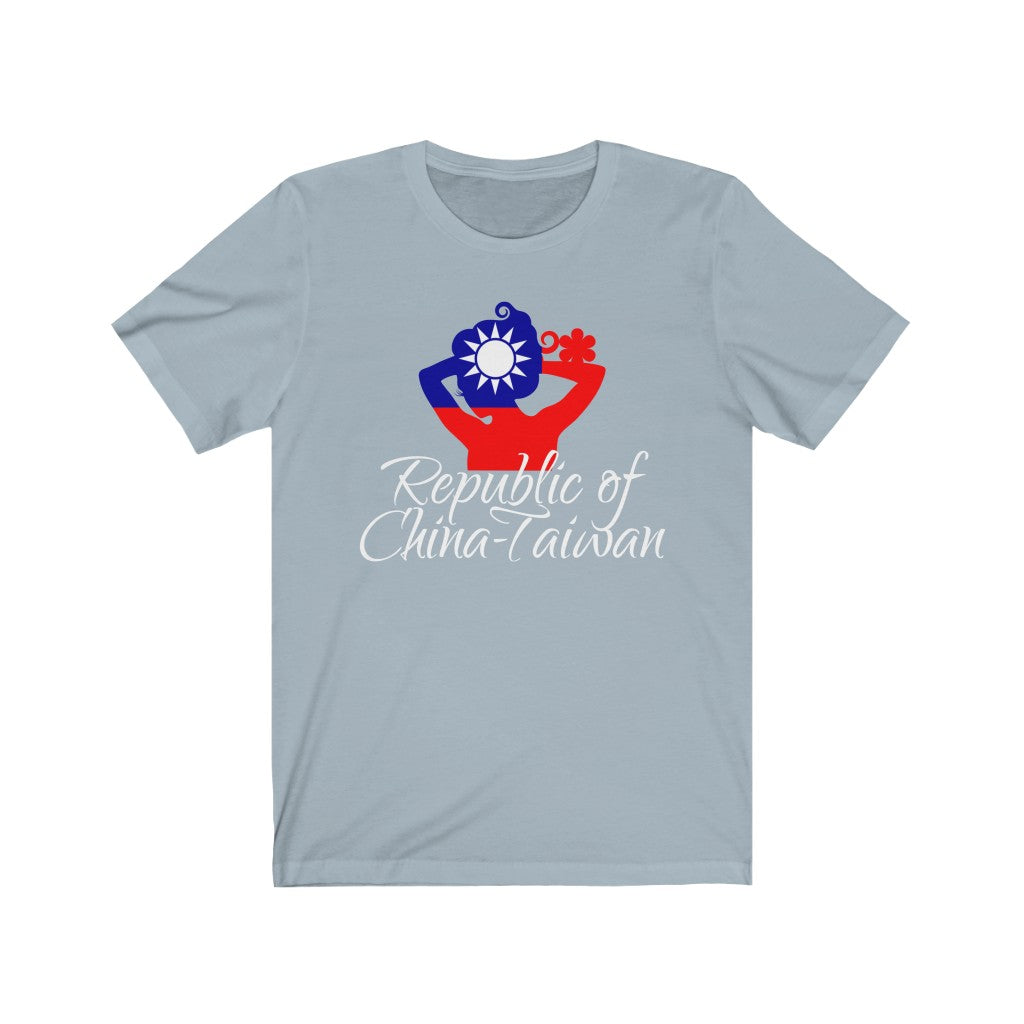 Republic of China - Taiwan Lady Flag Premium Tee 2 - Unisex