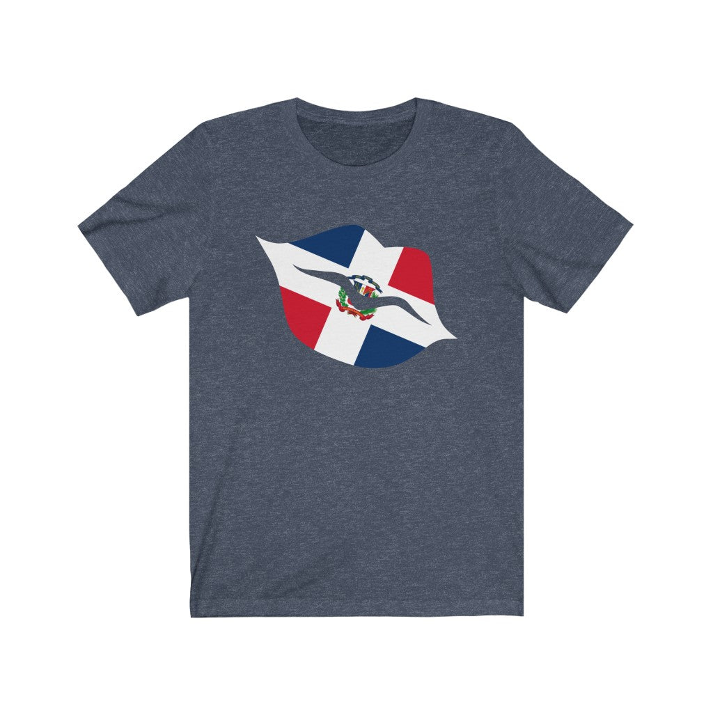 Dominican Republic Lips Flag Premium Tee - Unisex