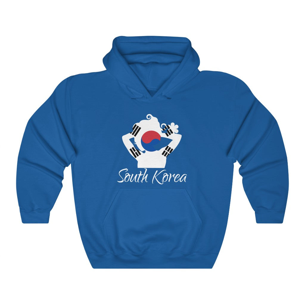 South Korea Lady Flag Hoodie Sweatshirt 2 - Unisex