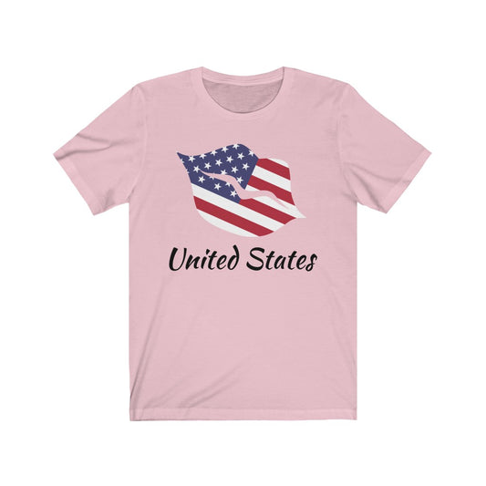 United States of America Lips Flag Premium Tee 1 - Unisex
