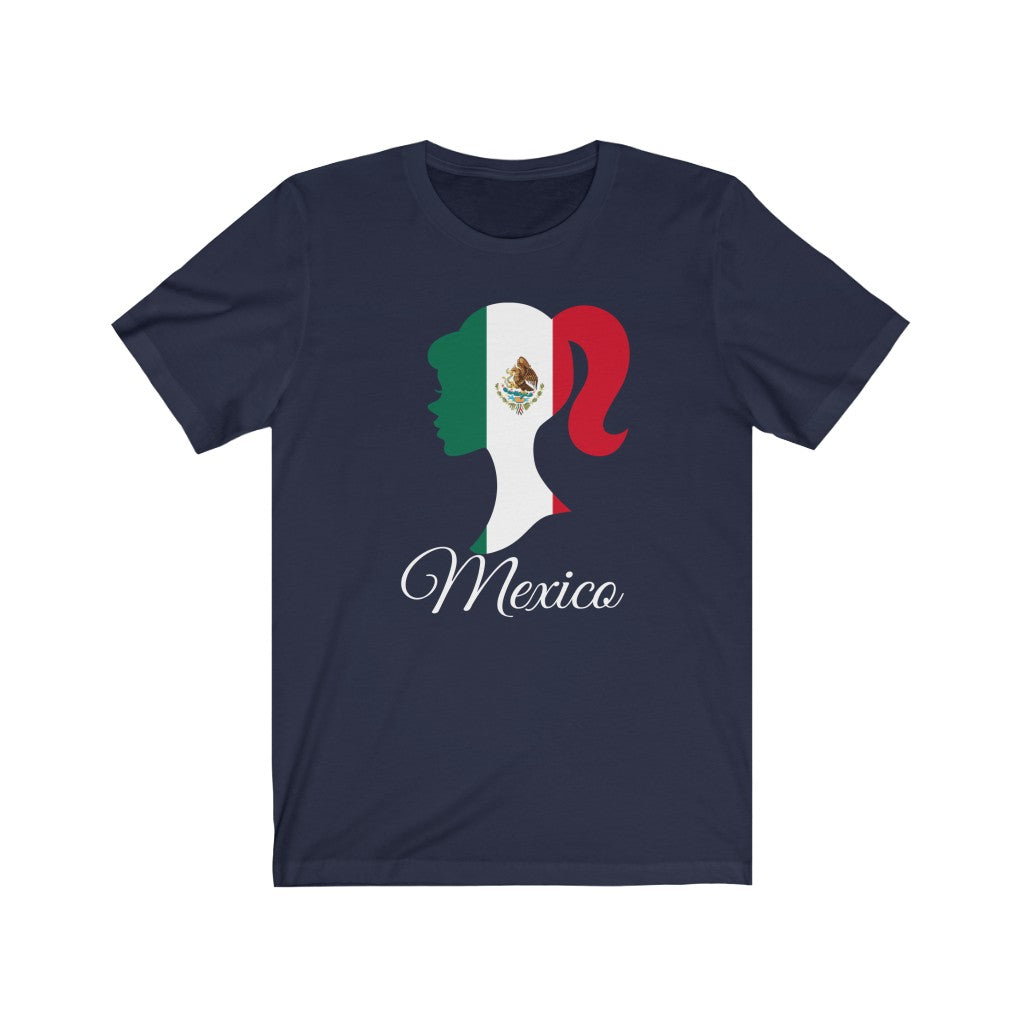 Mexico Girl Flag Premium Tee 2 - Unisex